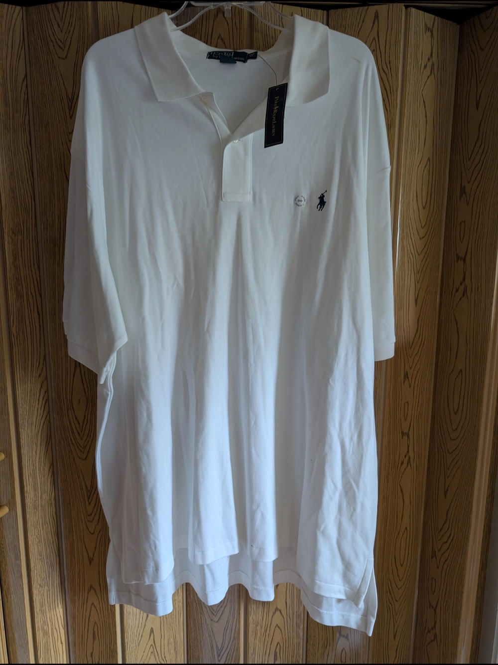 NWT Men's Polo By Ralph Lauren Polo Shirt Size 2XB White